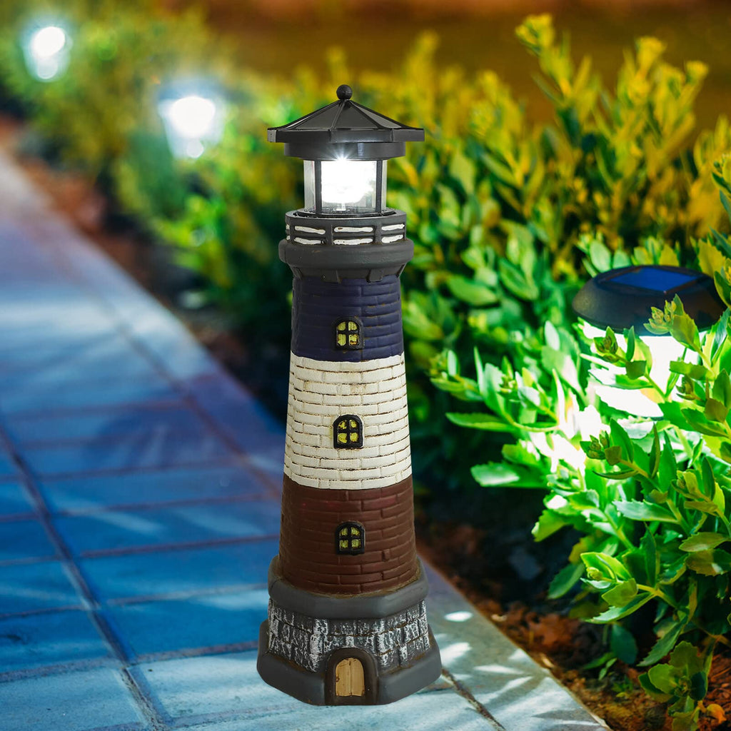 Solar Powered Lighthouse Garden Light F87163