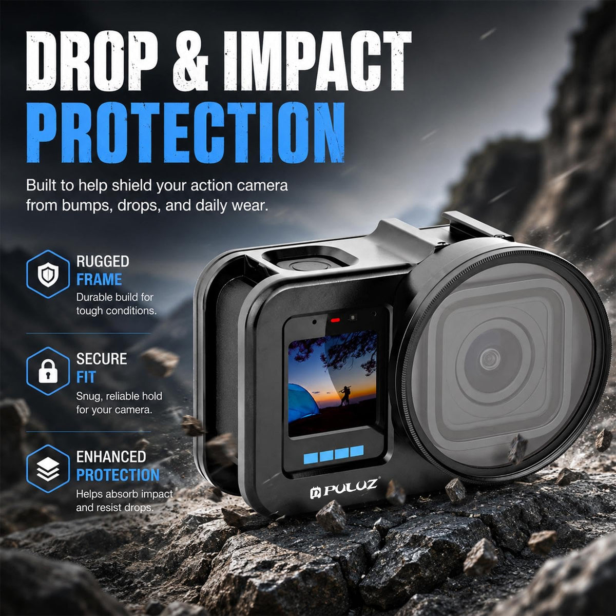 Aluminum Alloy Cage with UV Lens H206