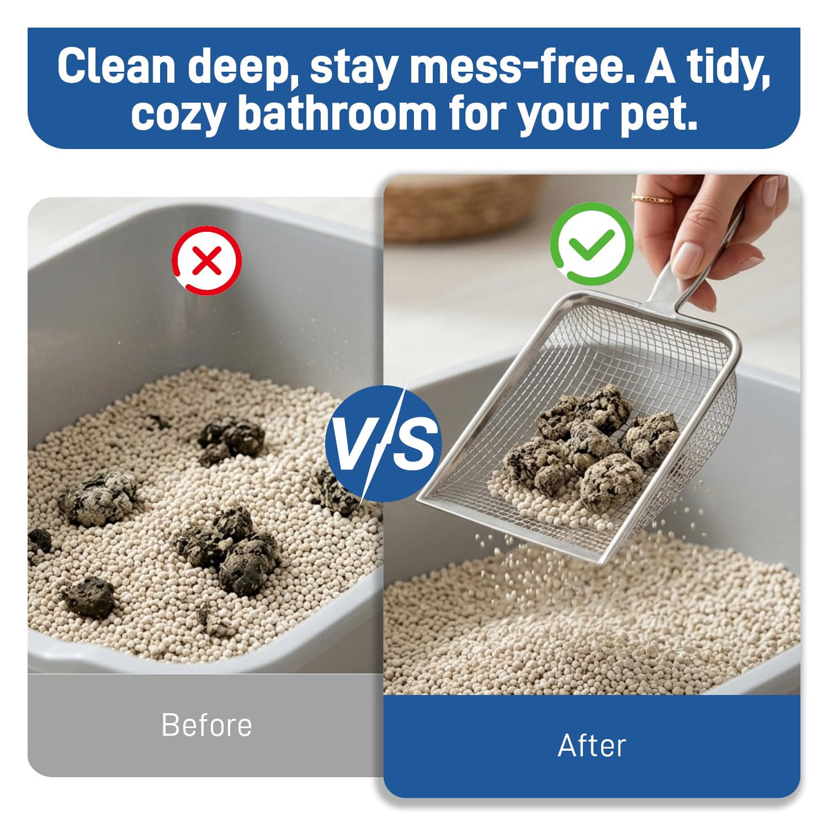 Stainless Steel Cat Litter Scoop P790584