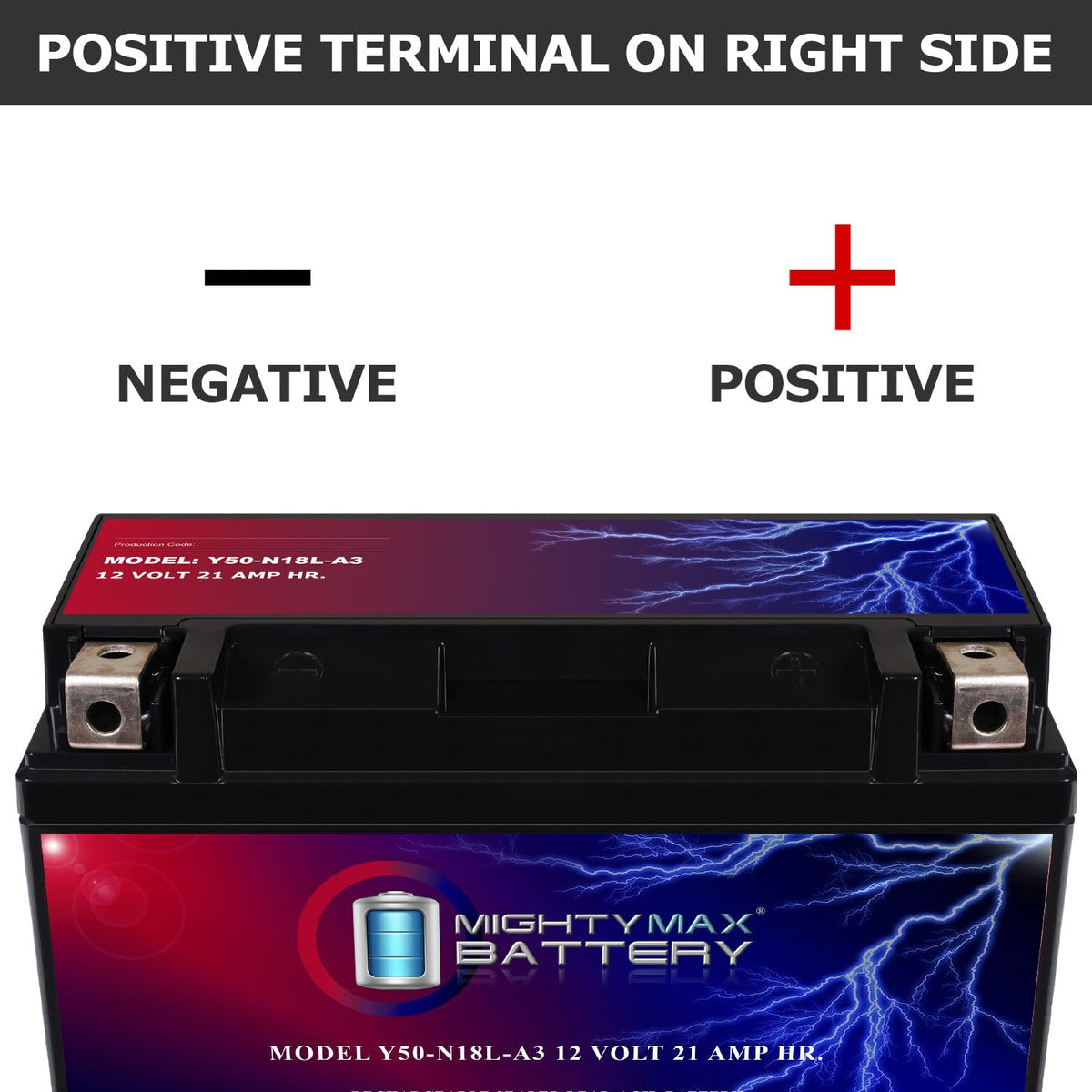 12 Volt 21 AH 350 CCA Rechargeable Maintenance Free SLA AGM Motorcycle Battery H172020