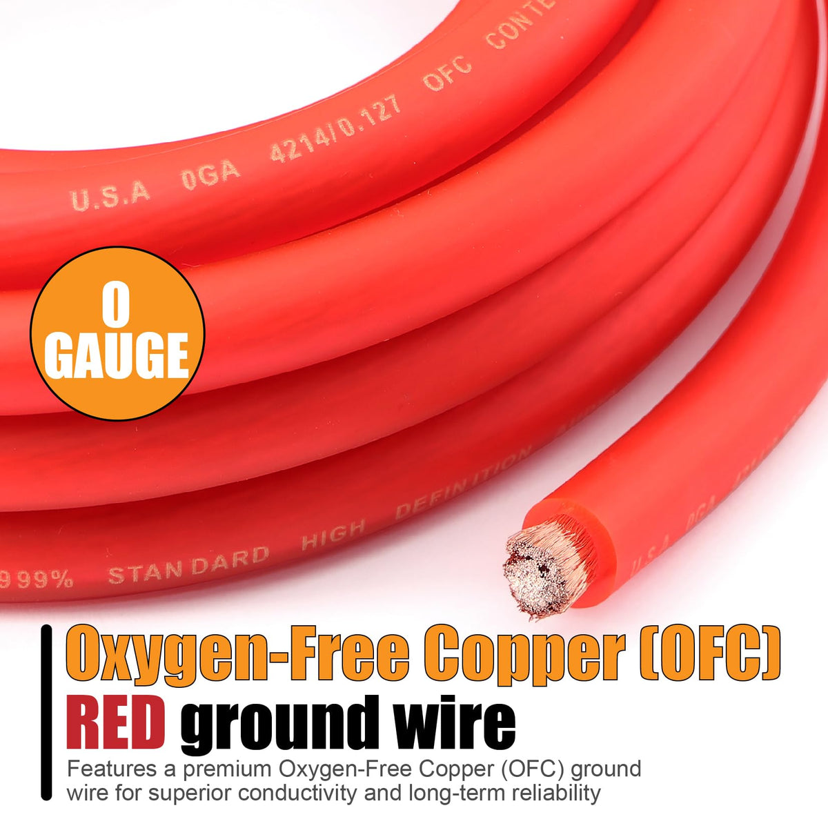 0 Gauge OFC Amp Wiring Kit S803815