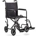 Compact Lightweight Steel Transport Wheelchair with 19in Seat F641435