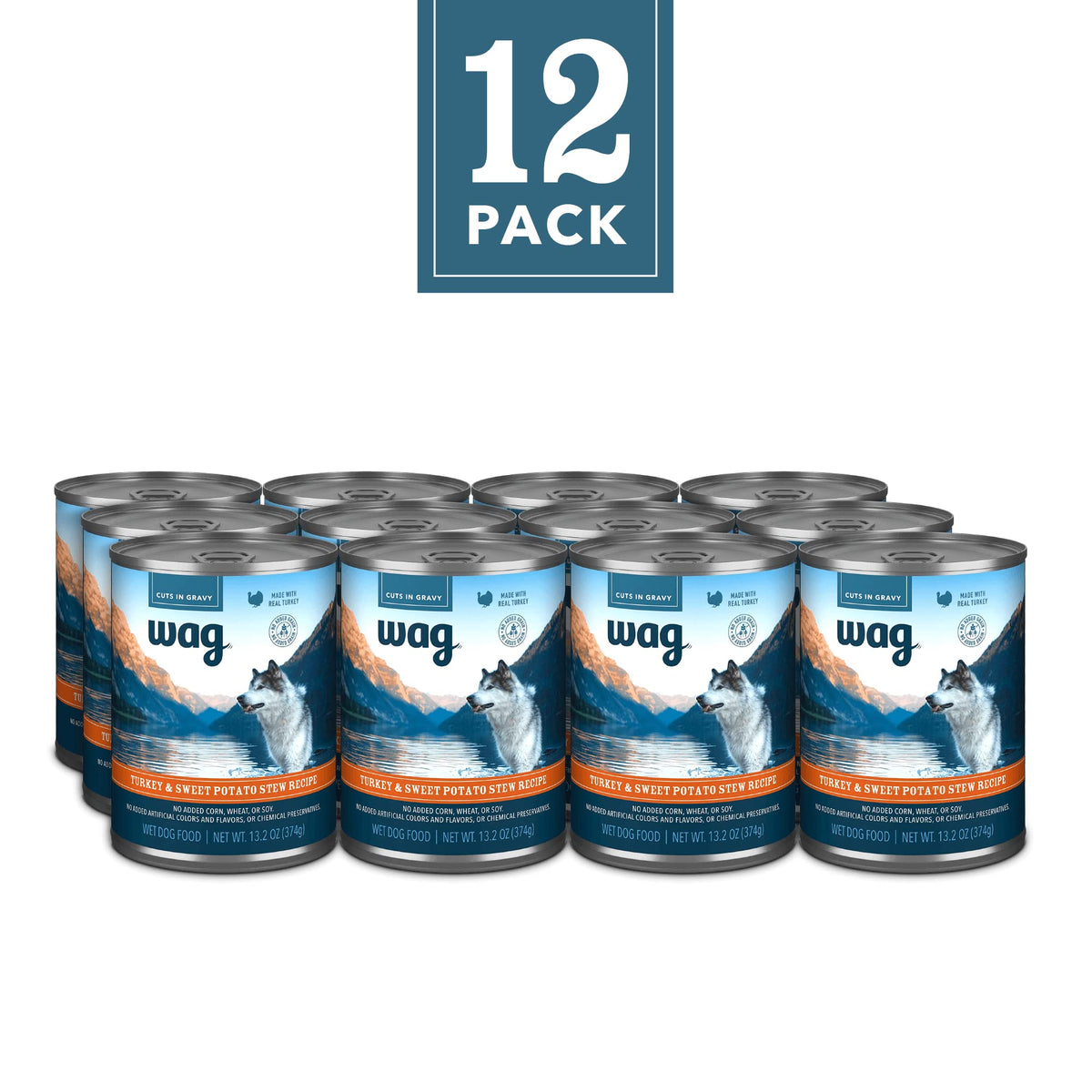 Turkey & Sweet Potato Recipe Canned Dog Food 13.2 oz Can Pack of 12 A75782