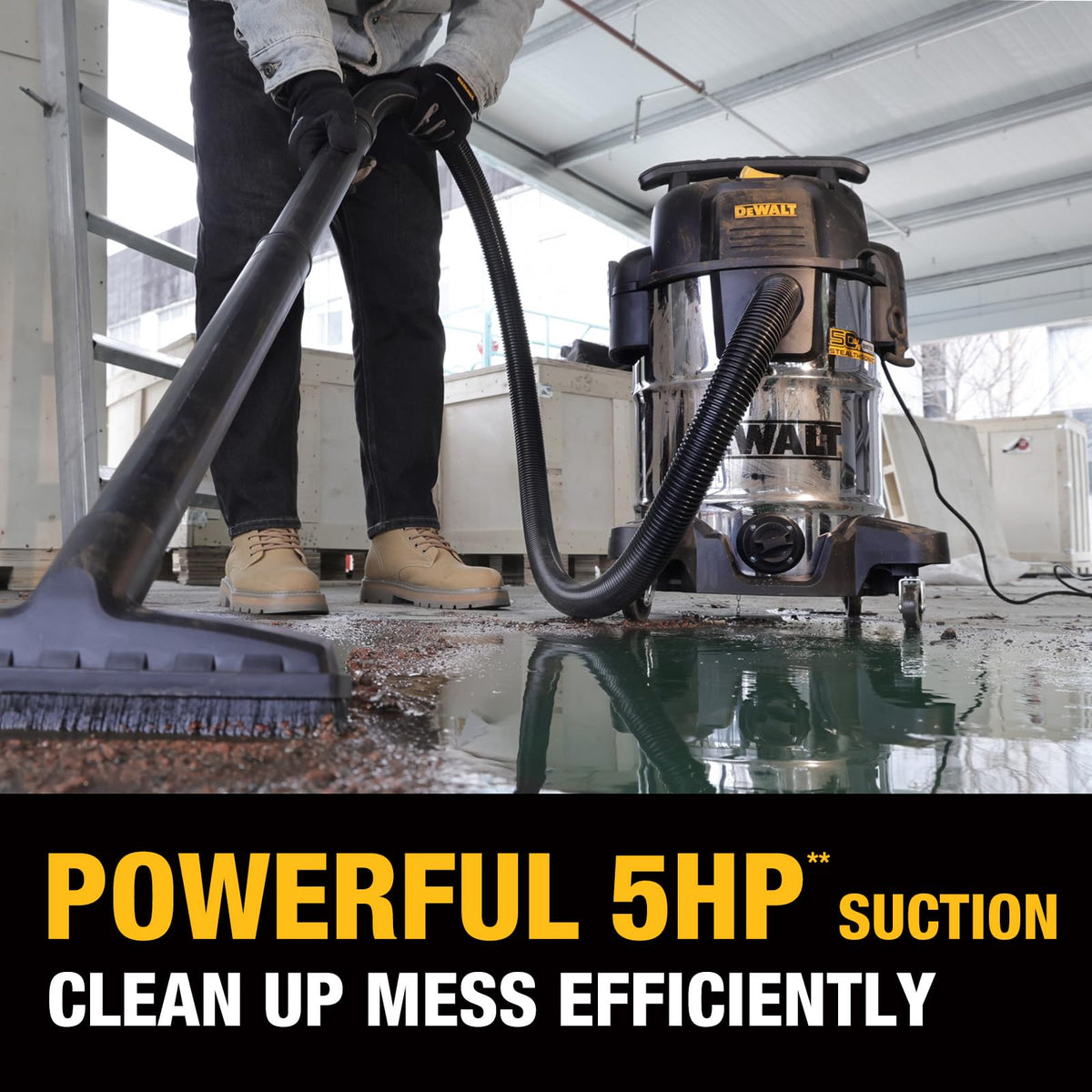10 Gal Wet and Dry Stainless Steel Shop Vacuum V675