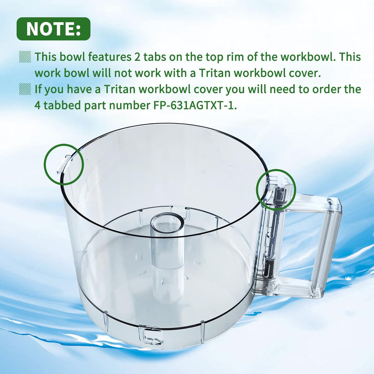 Food Processor Bowl W3626