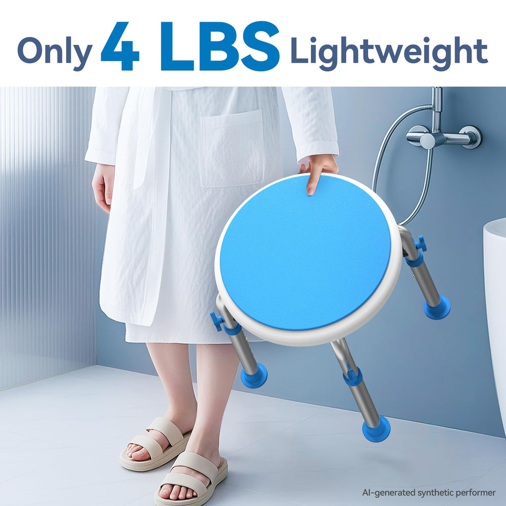 Swivel Shower Chair with Reinforced Crossing Bar O345