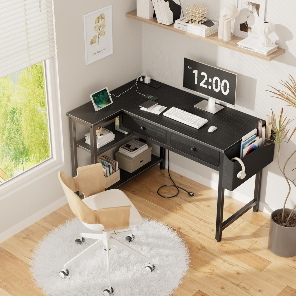 Black Corner Desk R545