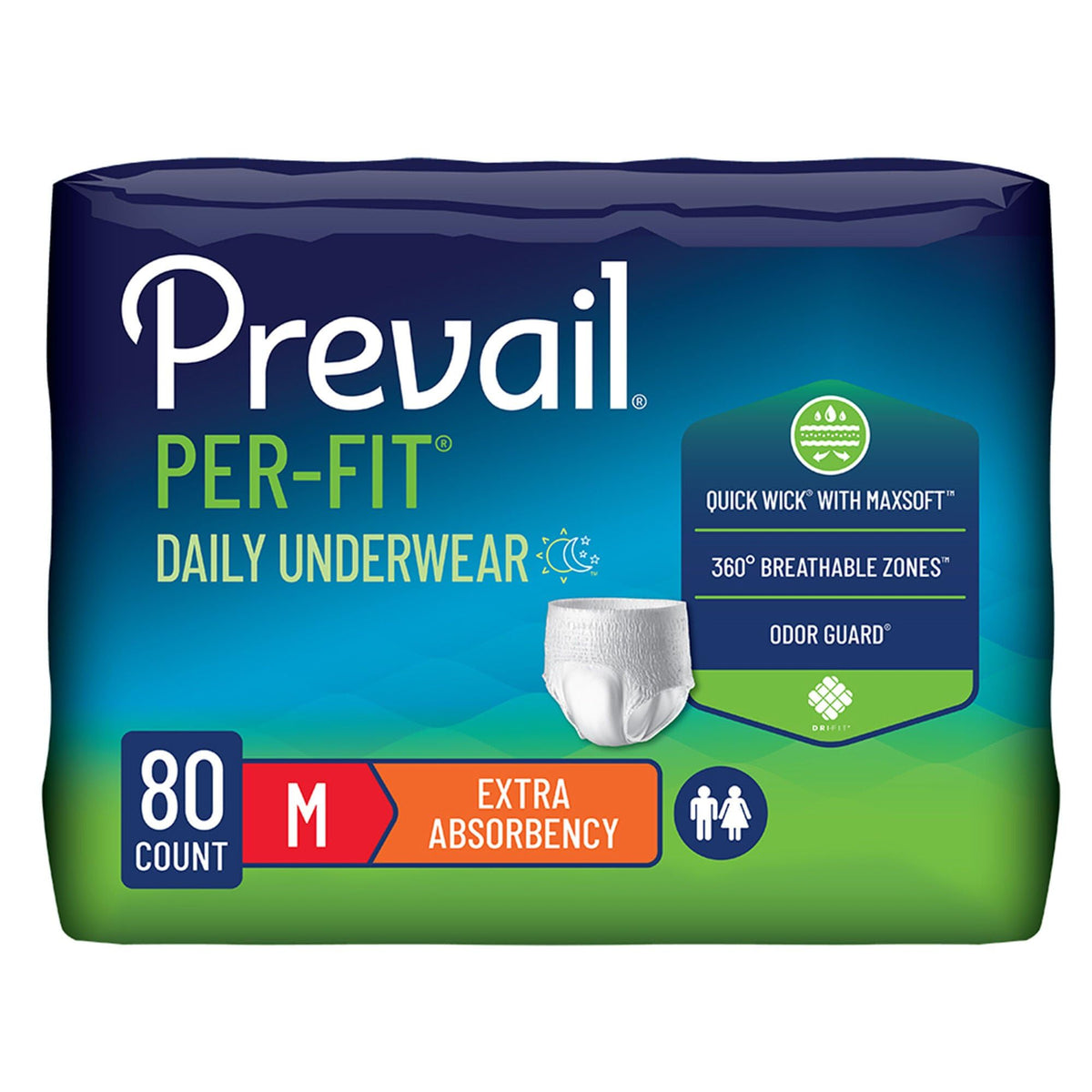 Medium 80 ct Daily Underwear O8781