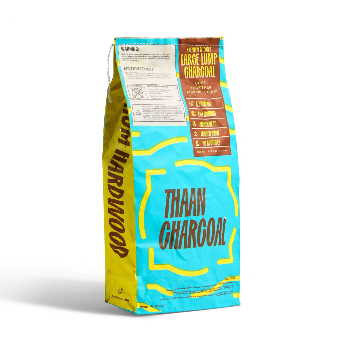 Large Lump Charcoal 3 Bag Bundle 7.7 lbs Each Natural Hardwood O156295