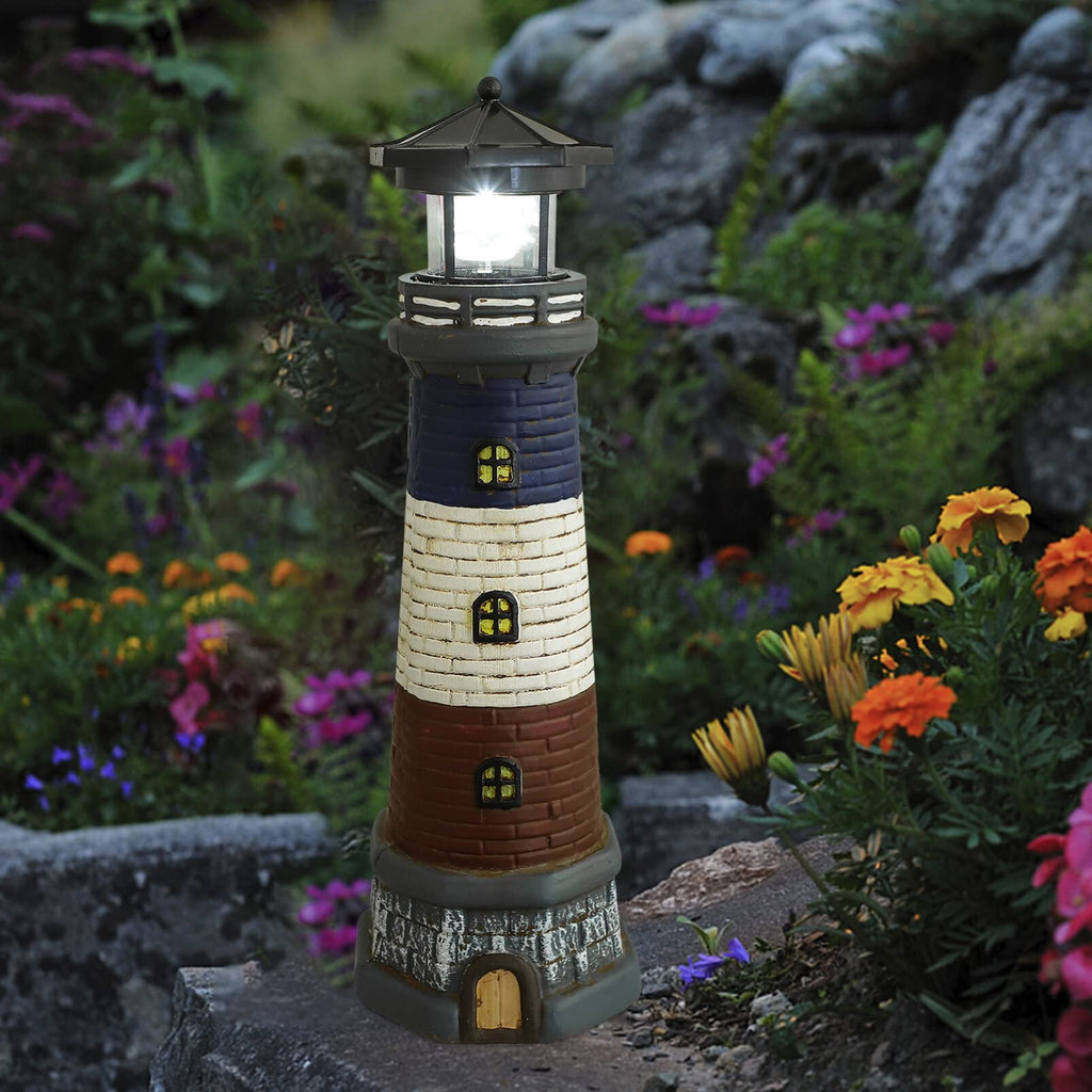 Solar Powered Lighthouse Garden Light F87163