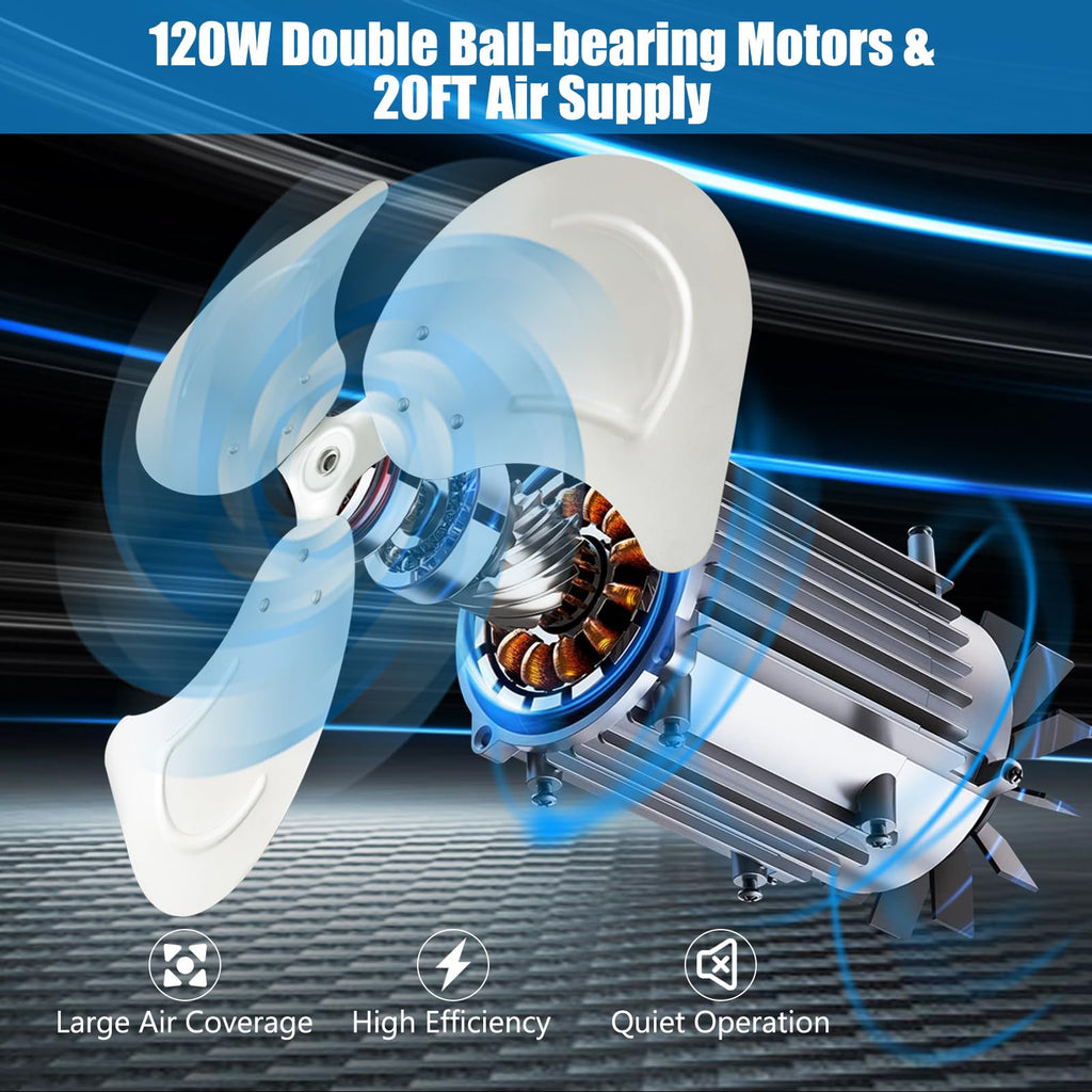 20 Inch Oscillating Wall Fan H677