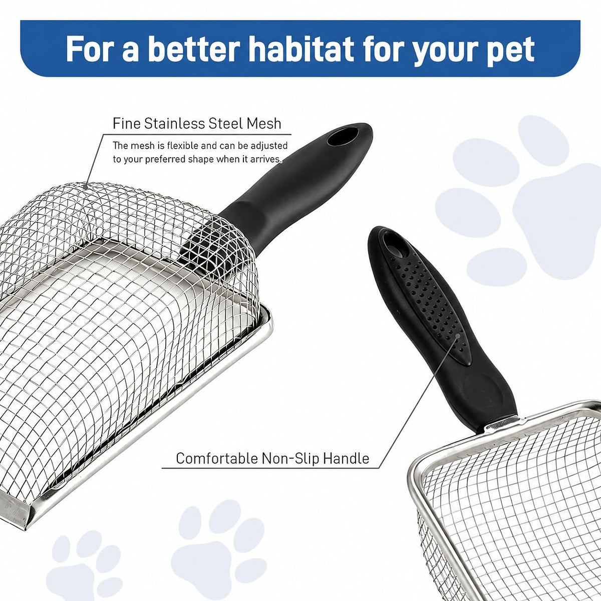Stainless Steel Cat Litter Scoop P790584