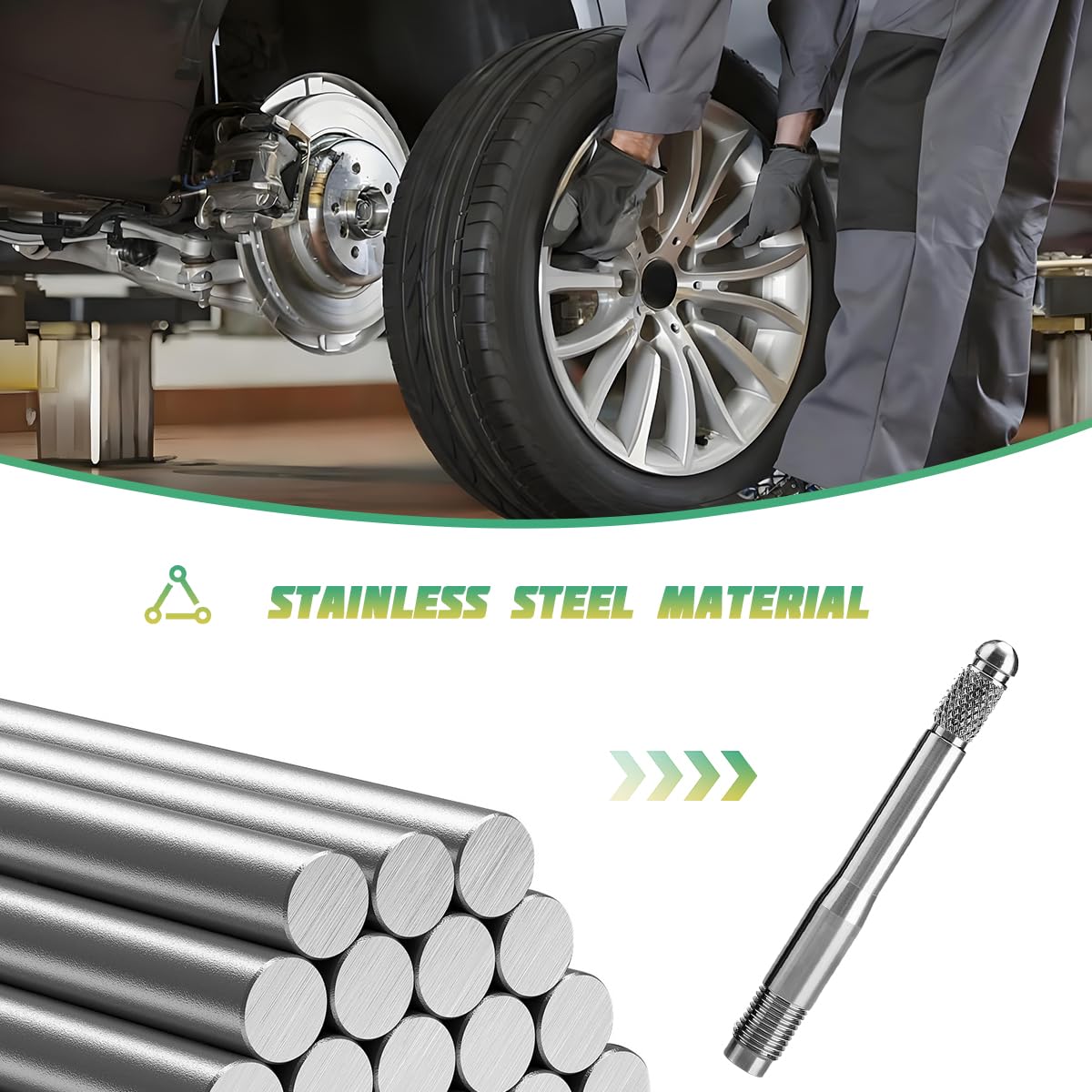 M12 X 1.25 Stainless Steel Wheel Alignment Pin T4637