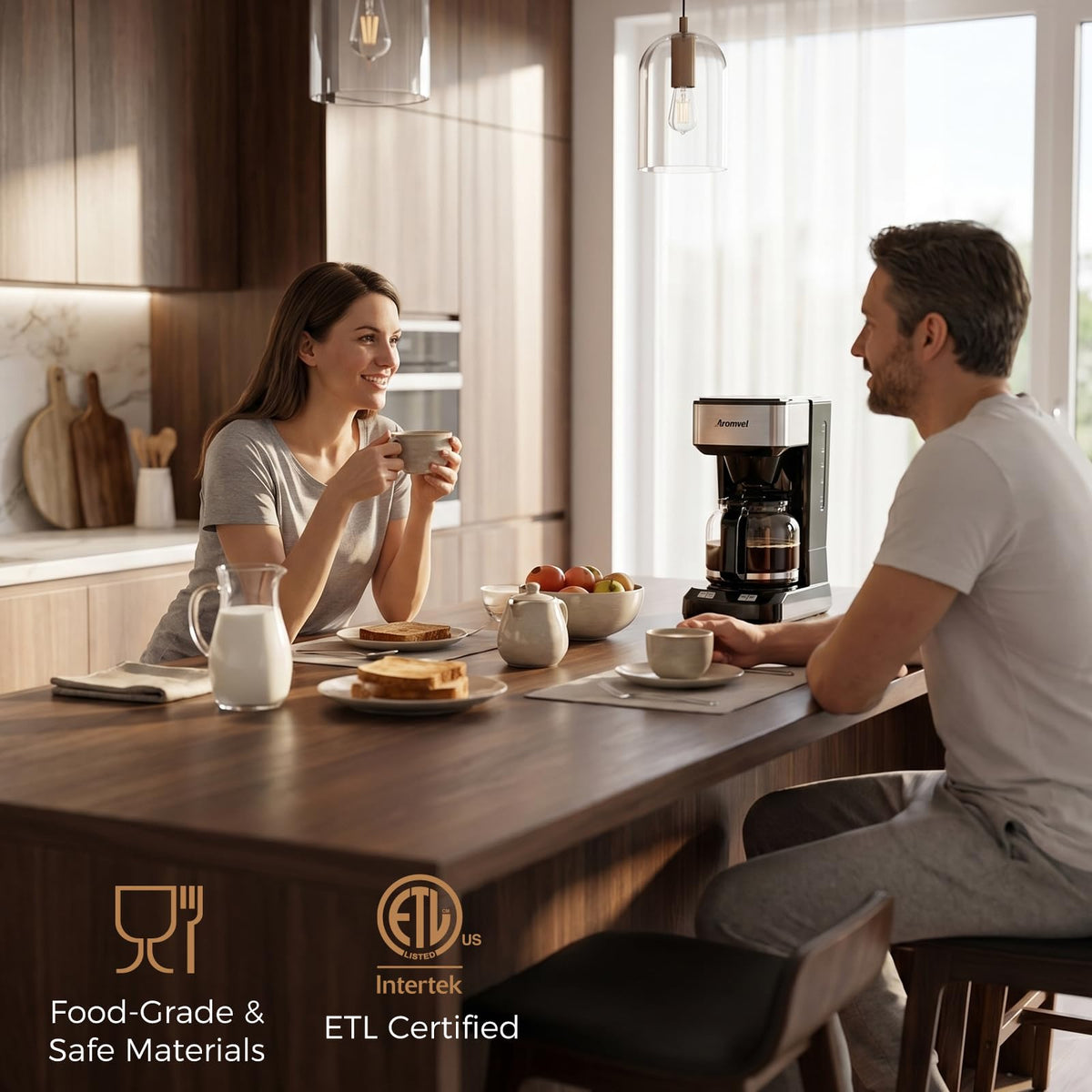 12-Cup Programmable Drip Coffee Maker with Glass Carafe K6346