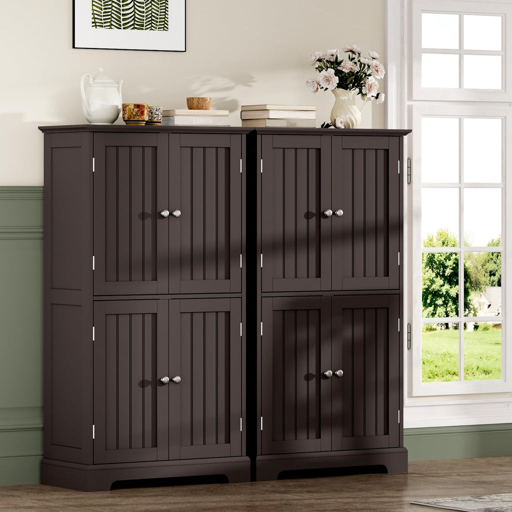 Bathroom Floor Cabinet with Adjustable Shelves C2419