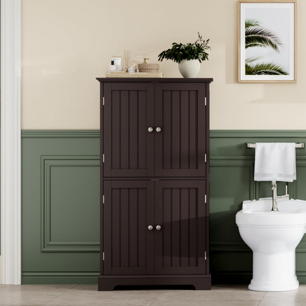 Bathroom Floor Cabinet with Adjustable Shelves C2419