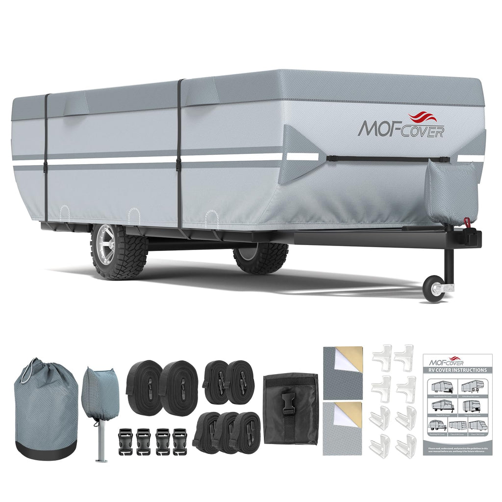 9 Layers Rip-Stop 14-16ft Pop Up Camper Cover J99430