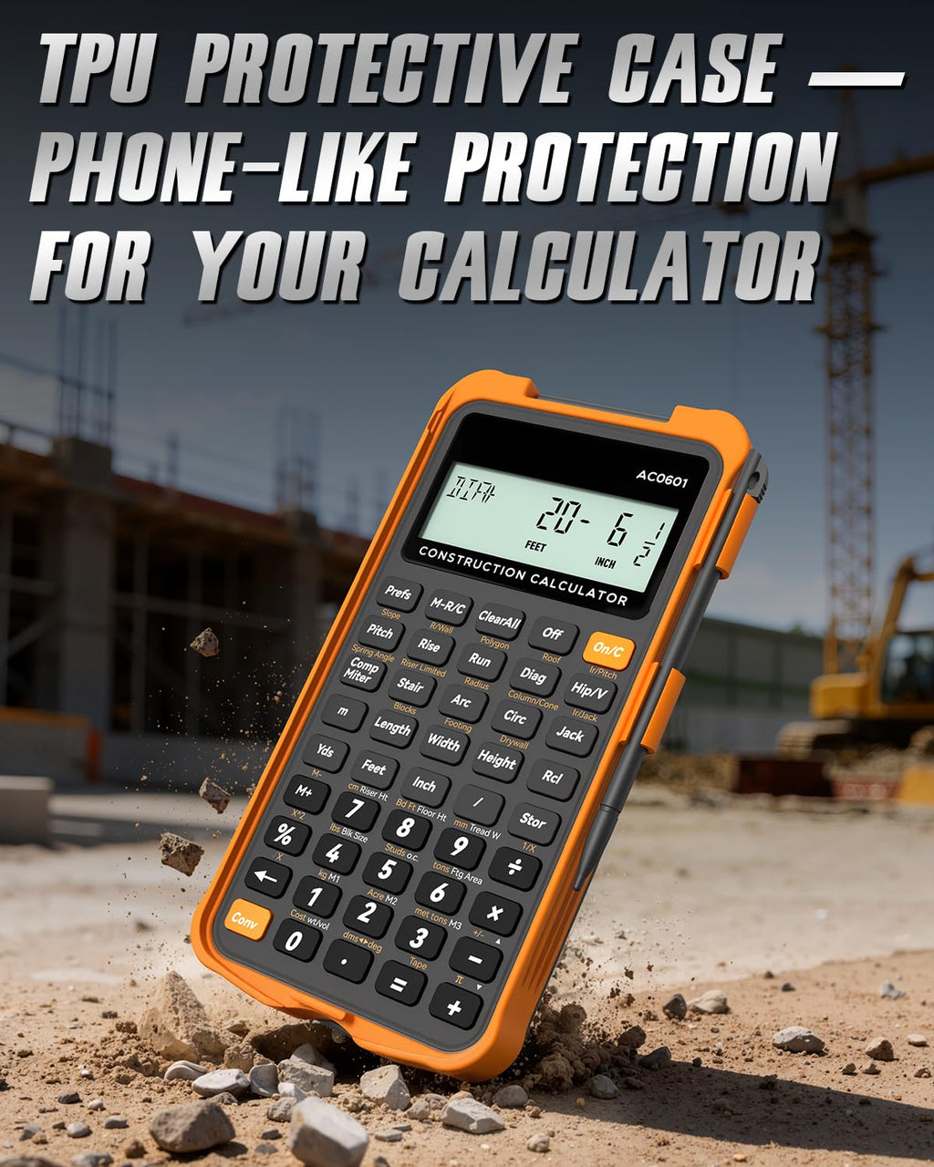 Construction Calculator with Writing Tablet G300224