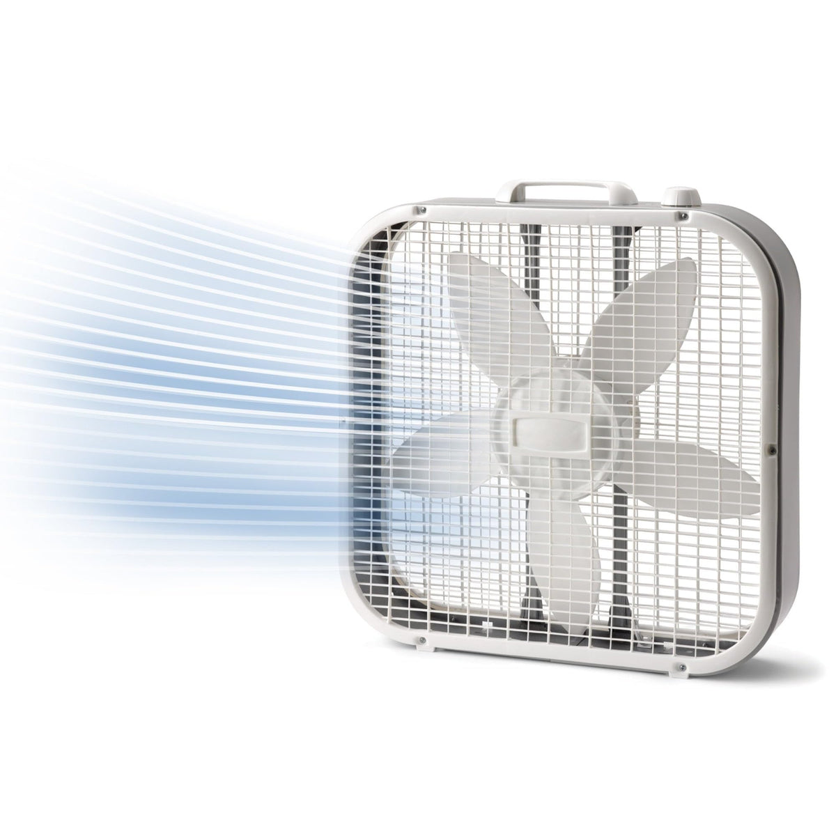 20 Inch 3 Speed White Box Fan L5044