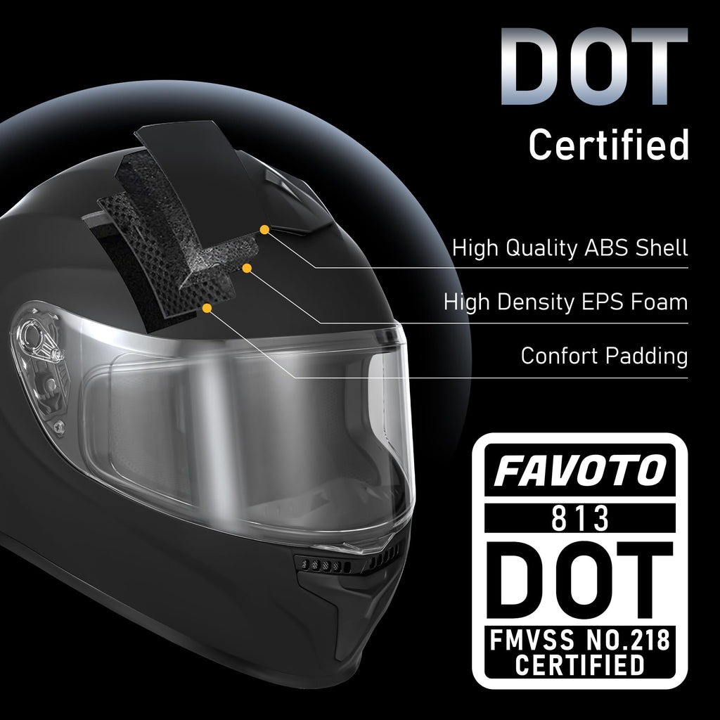Full Face Motorcycle Helmet with Dual Visors Q5413