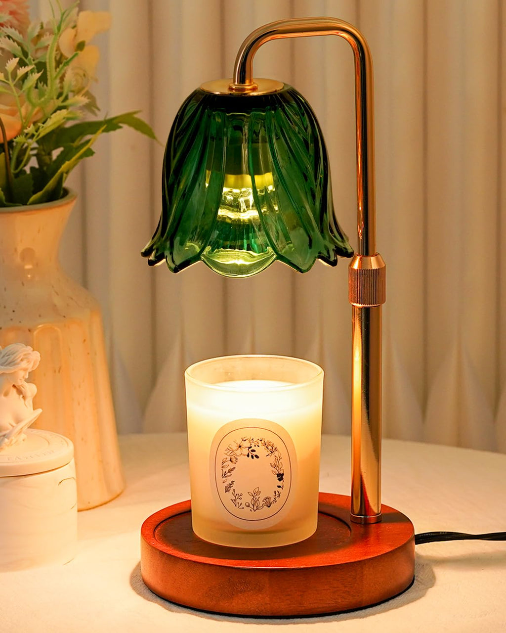 Dimmable Candle Warmer Lamp with Timer M78486