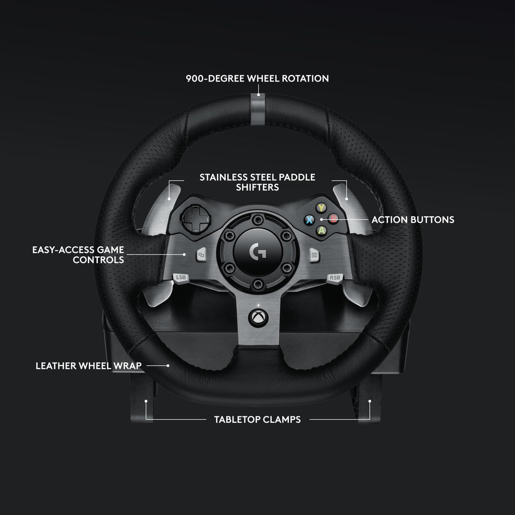 Racing Wheel and Pedals with Shifter - Black T993