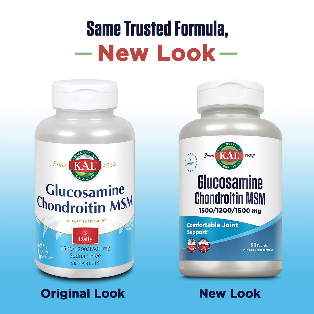 Glucosamine Chondroitin MSM Joint Support Supplement 90 Tablets X45318