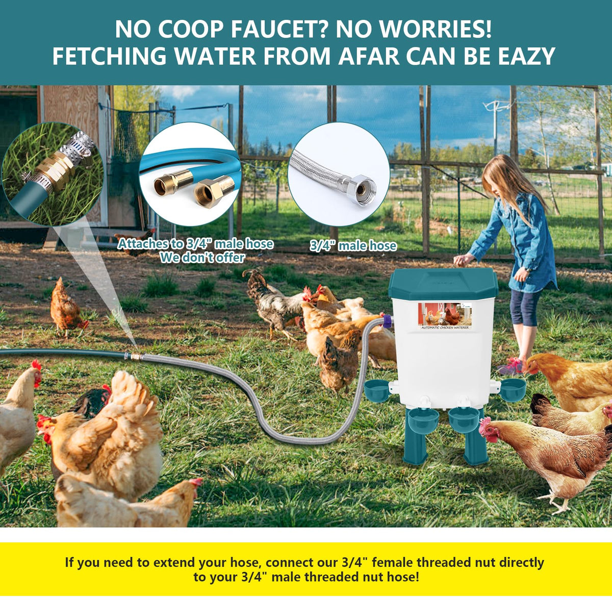 Automatic Chicken Waterer X611