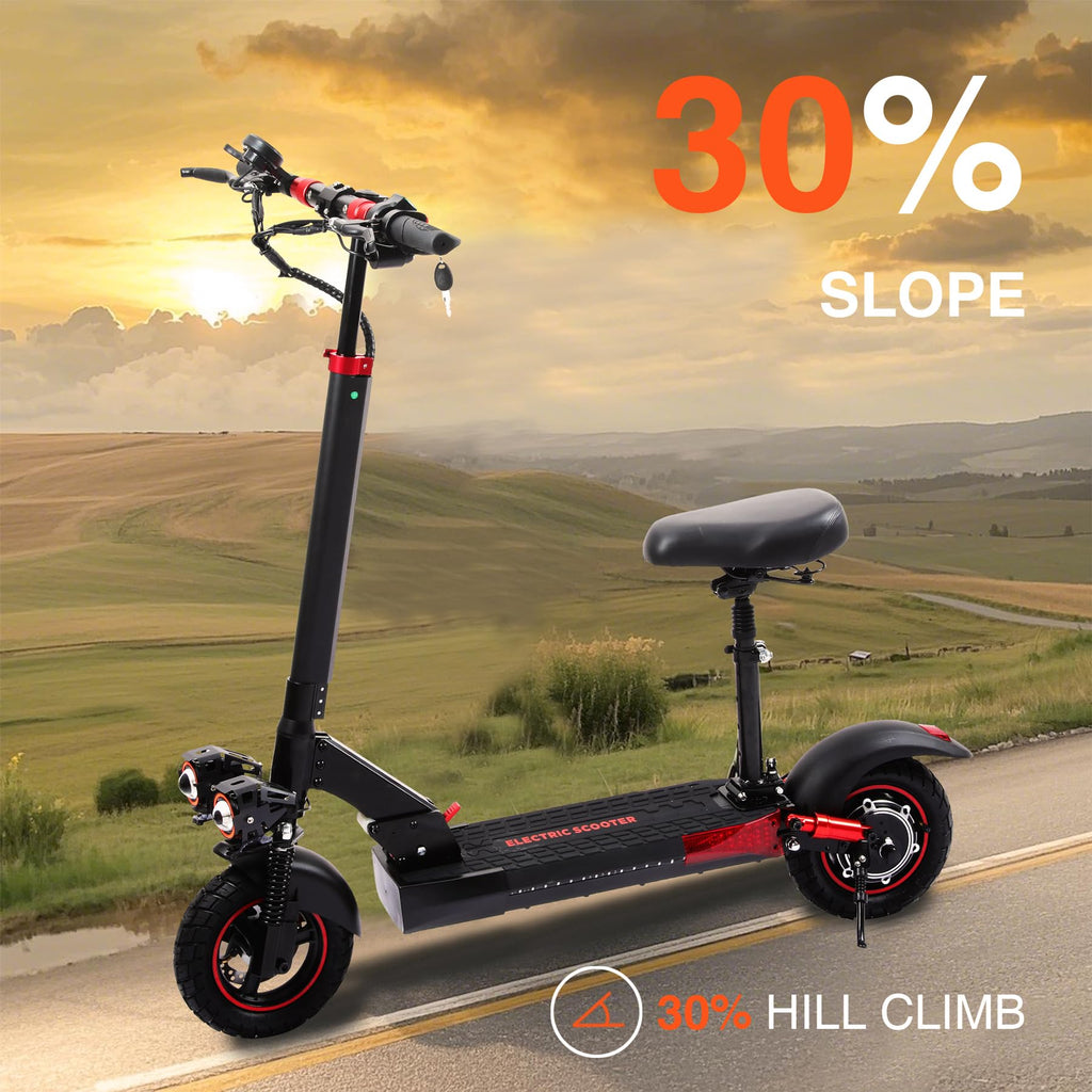 1200W Motor 30 MPH 30 Miles Range Folding Electric Scooter with Seat V3942