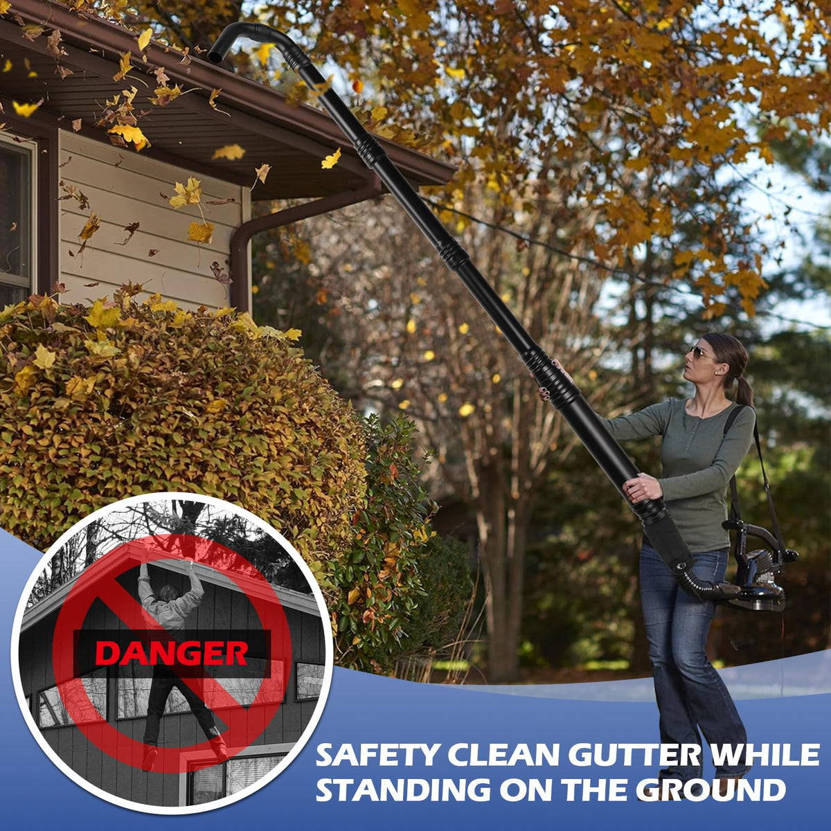 Universal Gutter Cleaning Tools for Leaf Blowers A40267