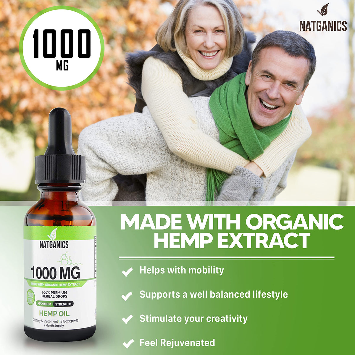 Organic Hemp Oil 1000mg R1879