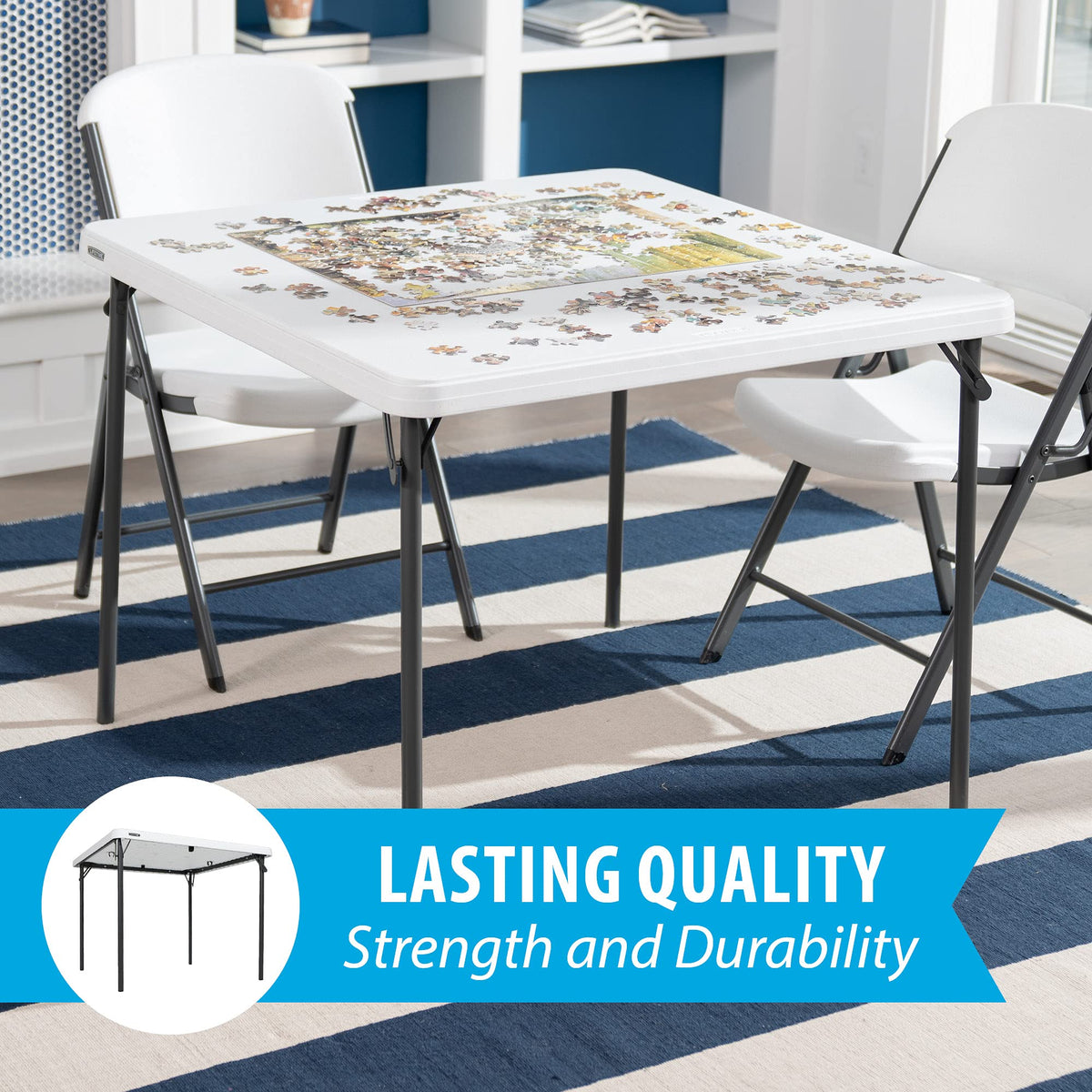 37-Inch Square Folding Card Table T6171