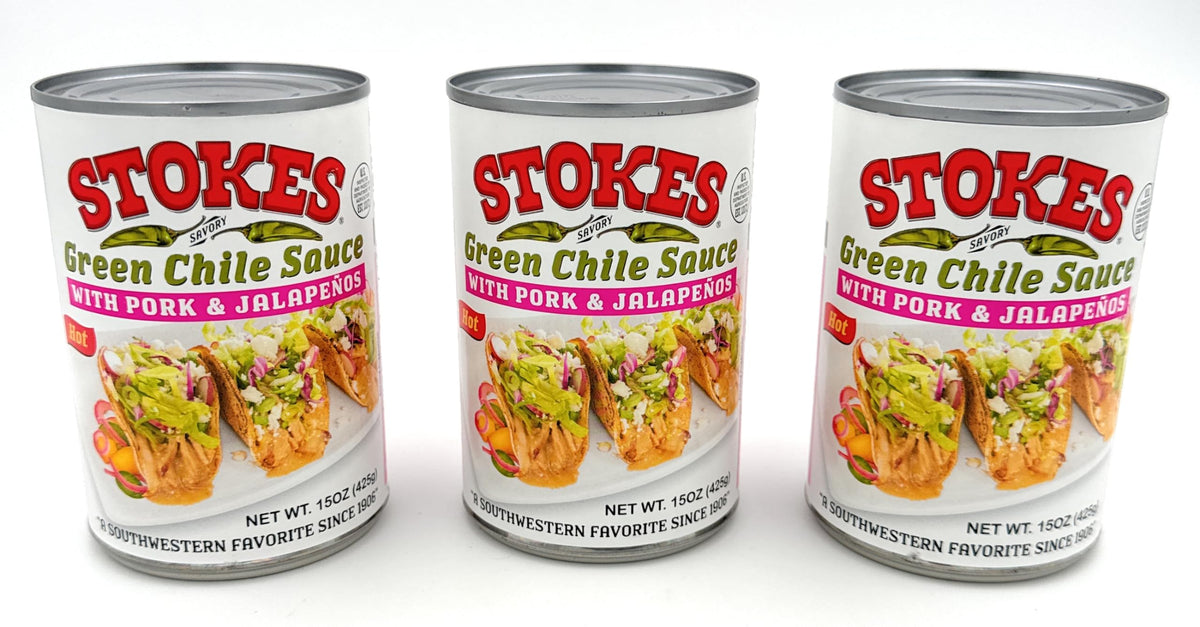 Green Chile Sauce with Pork and Jalapenos Pack of 3 W223053