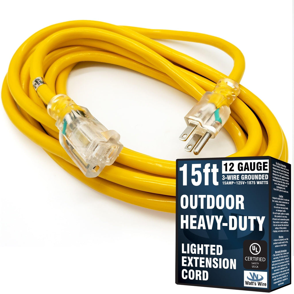 15 ft 12 Gauge Heavy Duty Extension Cord P719