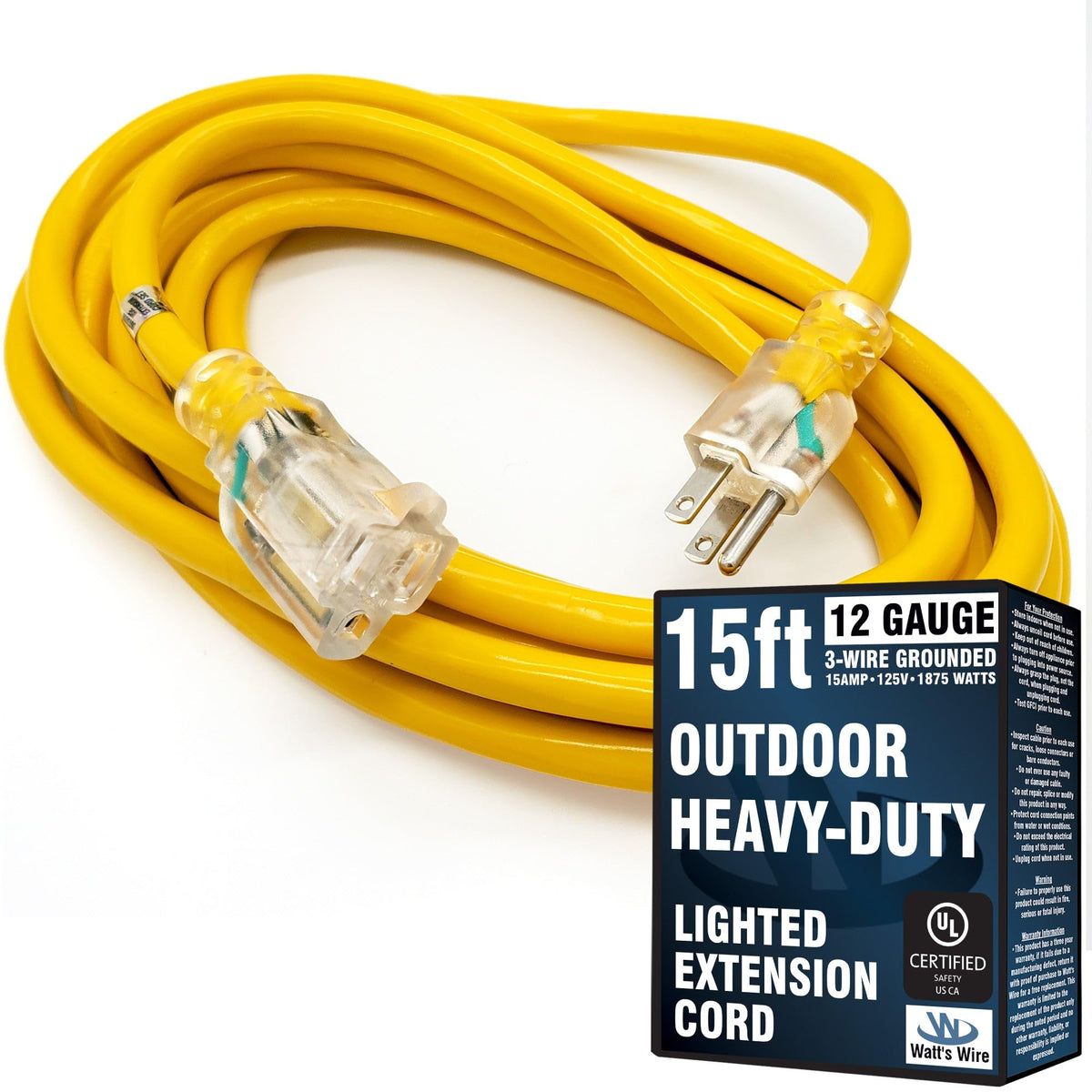 15 ft 12 Gauge Heavy Duty Extension Cord P719