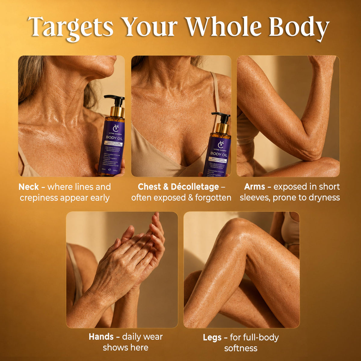 Body Oil 13.6 fl oz 4 Pack X19415