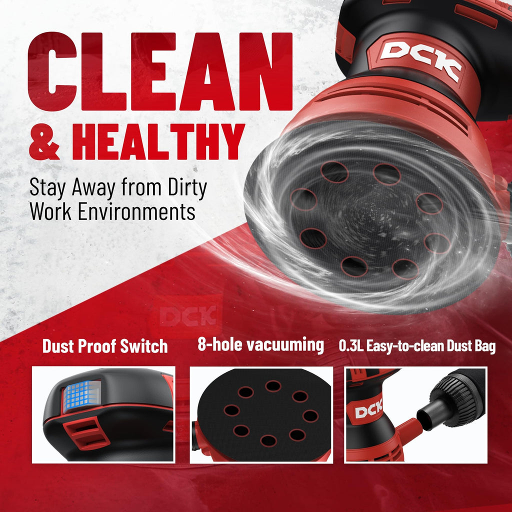 3.0 AMP Corded Random Orbital Sander J409