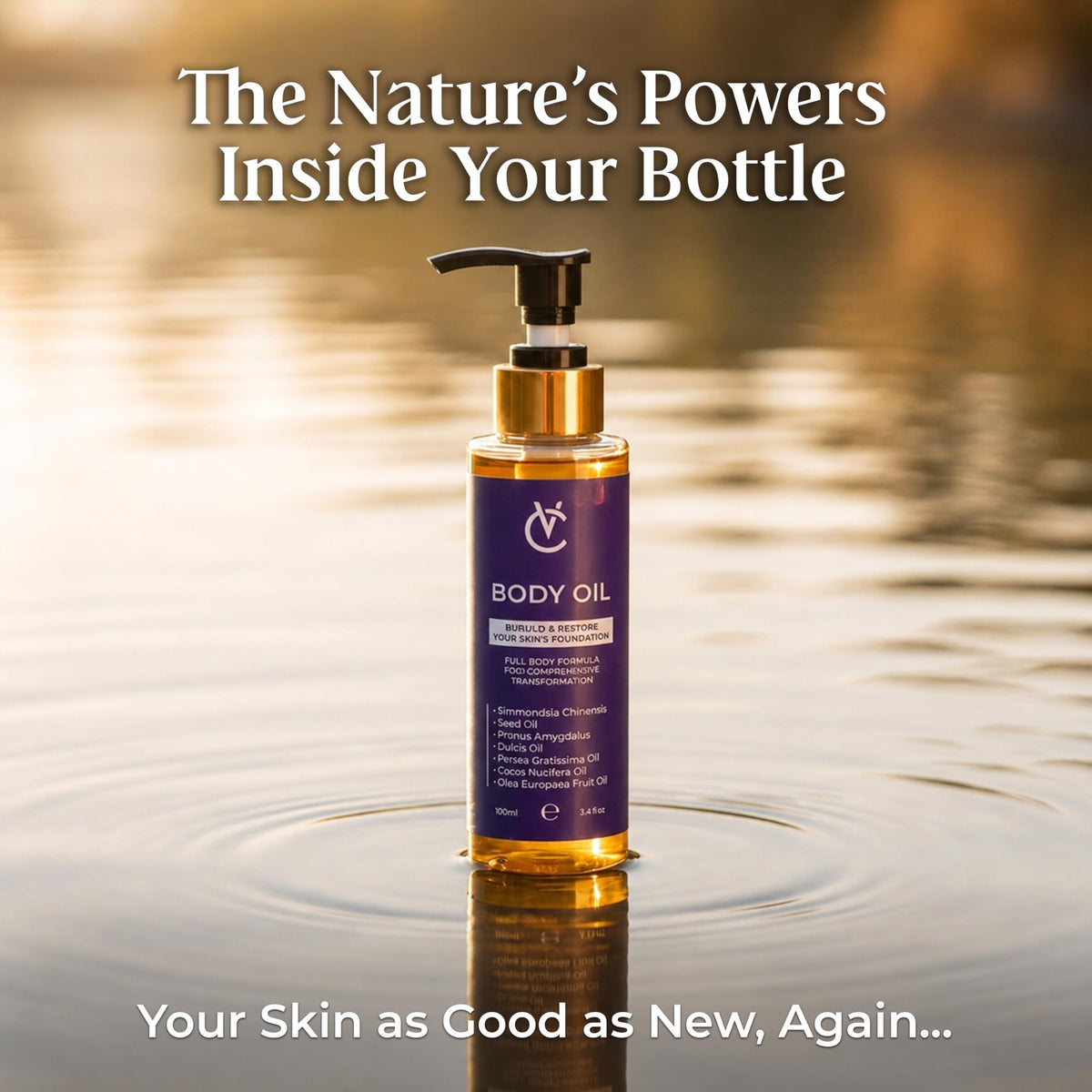 Body Oil 13.6 fl oz 4 Pack X19415