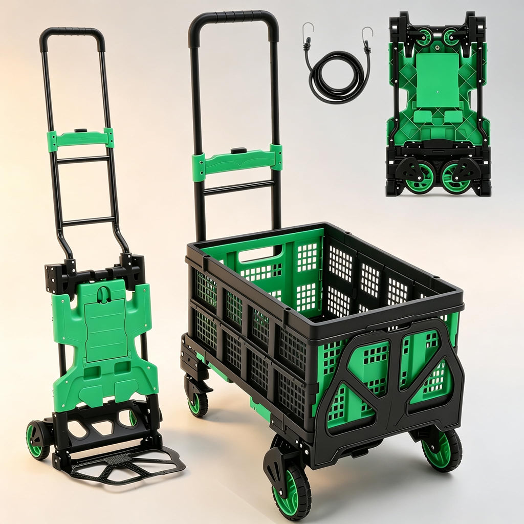2-in-1 Folding Hand Truck with Basket U598