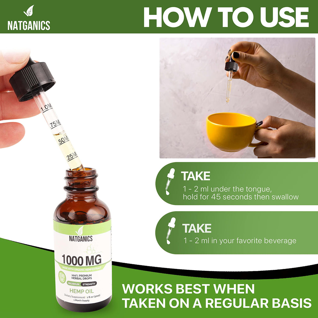 Organic Hemp Oil 1000mg R1879