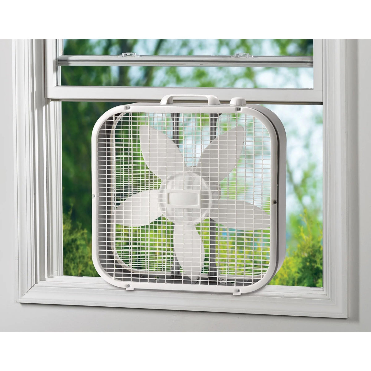 20 Inch 3 Speed White Box Fan L5044