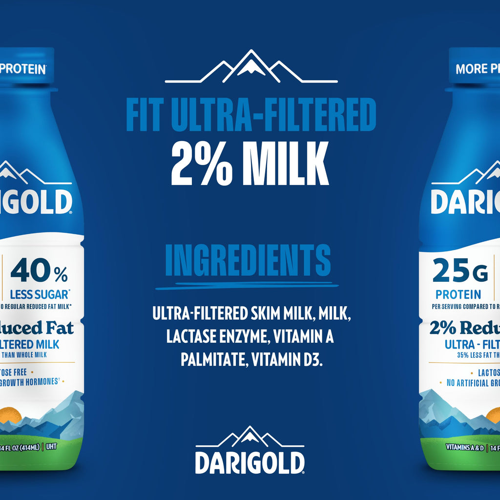 2 Percent High Protein Low Fat Lactose Free Milk 14oz 12 Pack T712112