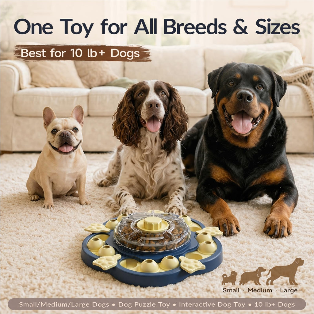 3-Level Dog Puzzle Toy Treat Dispenser Y5909