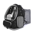 Black Expandable Cat Backpack Carrier B696