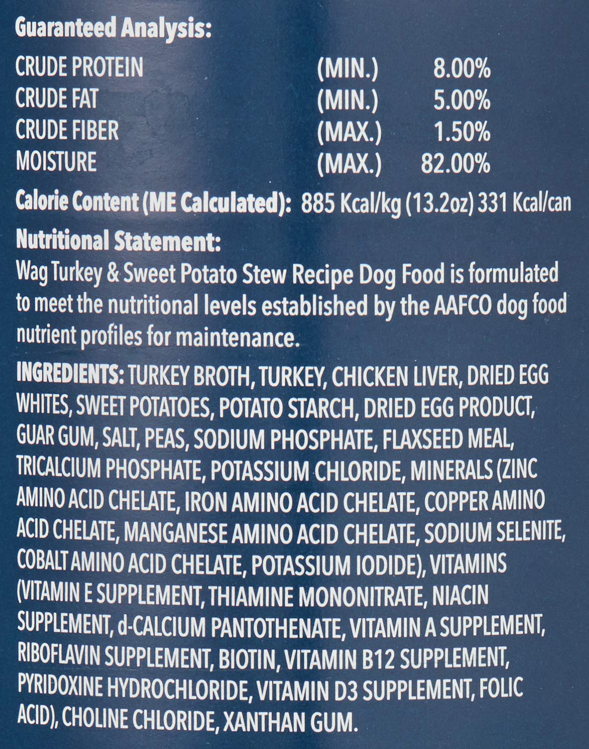 Turkey & Sweet Potato Recipe Canned Dog Food 13.2 oz Can Pack of 12 A75782