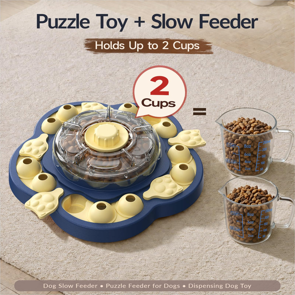 3-Level Dog Puzzle Toy Treat Dispenser Y5909