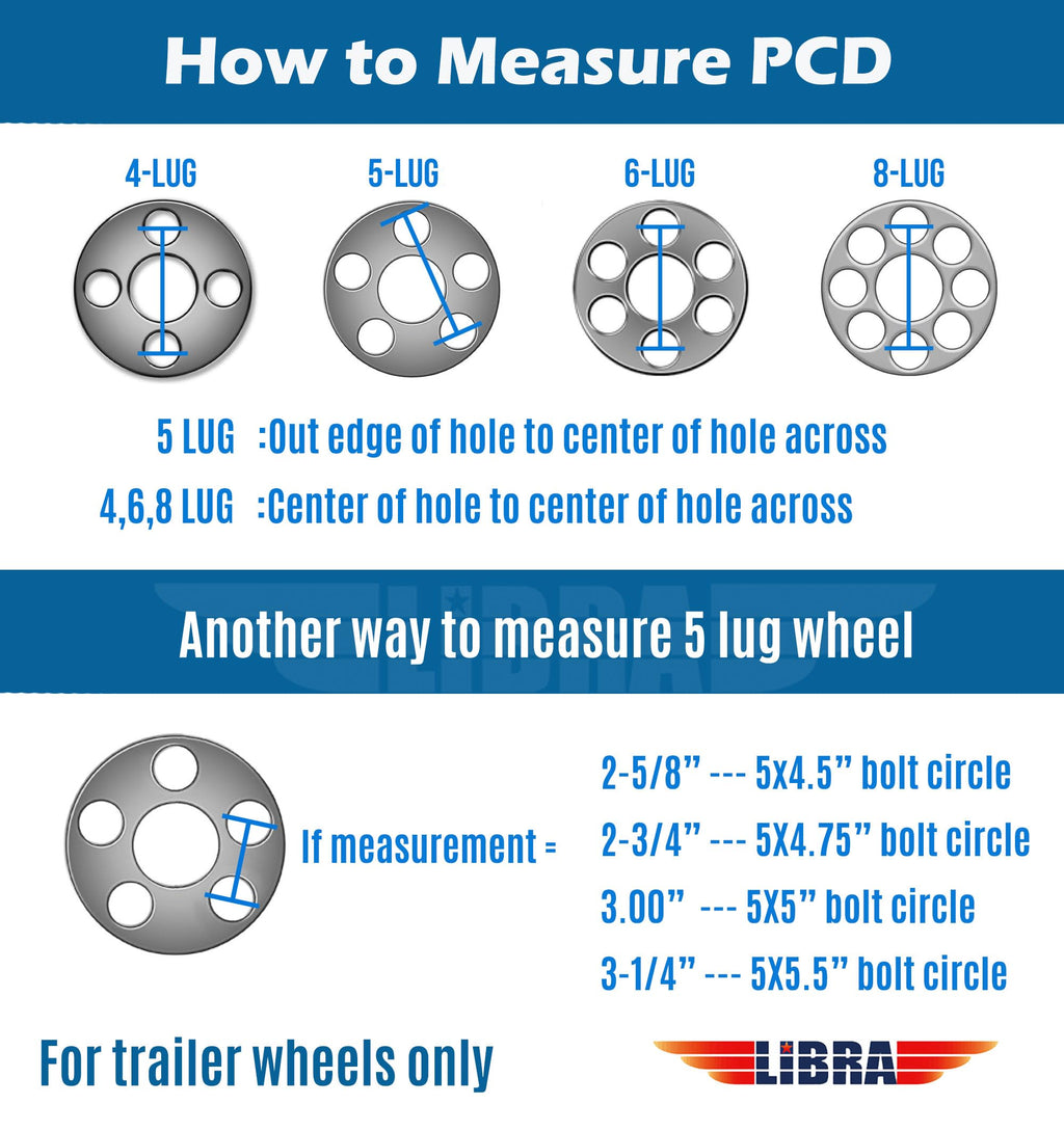 Trailer Tire Wheel ST205/75R15 8PR D 107M 5X4.5" PCD Silver Mod Rim X9711