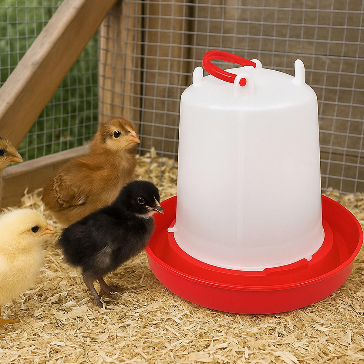 2 Pack 1.5L Plastic Chick Waterer O5357