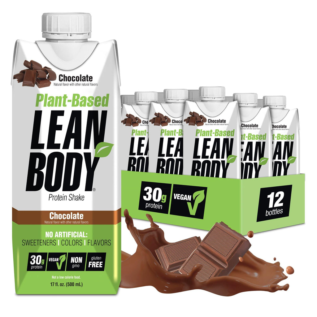 Plant-Based Vegan Chocolate Protein Shake, 30g Protein, Pack of 12 L606341