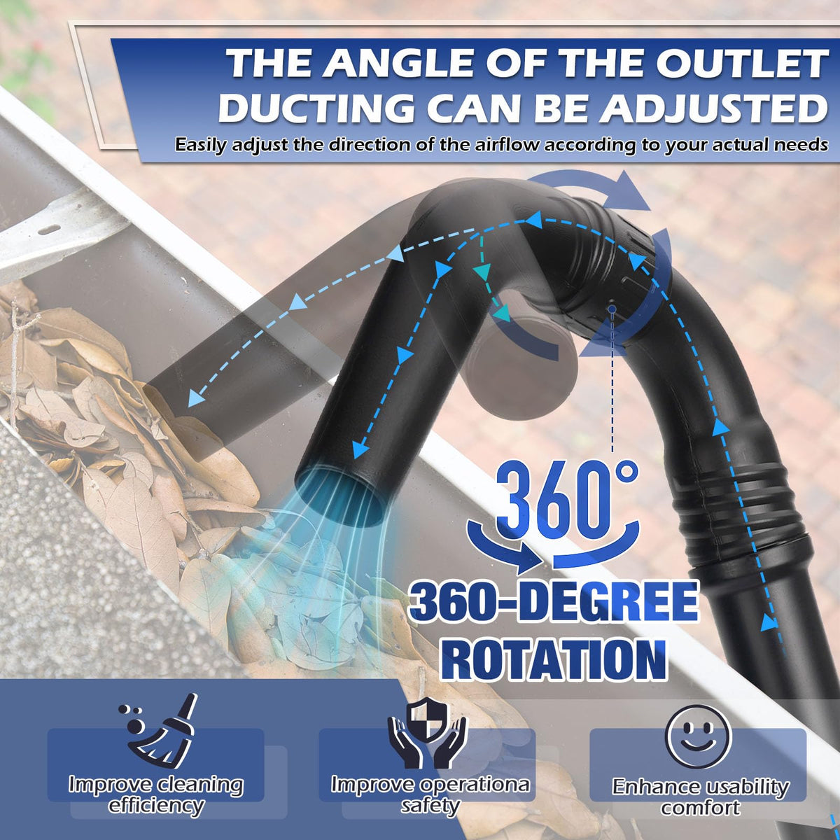 Universal Gutter Cleaning Tools for Leaf Blowers A40267